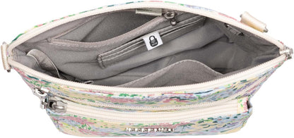 Baggallini Modern Pocket Crossbody Bag for Women, 8.5"x8.5" Handbag Purse with RFID, Lightweight Water-Resistant