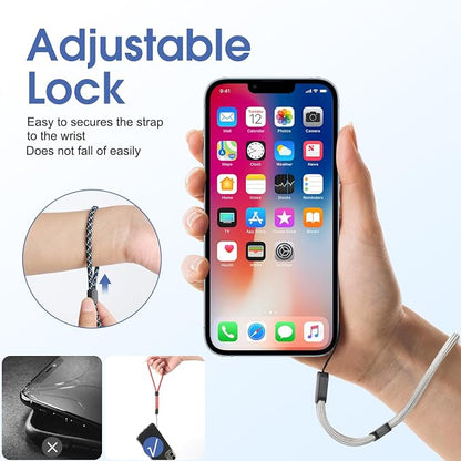 FrgKbTm Hand Wrist Strap Lanyard, Adjustable Nylon Colorful for Mobile Phone, Camara, USB Flash Drive, ID Name Tag Badge
