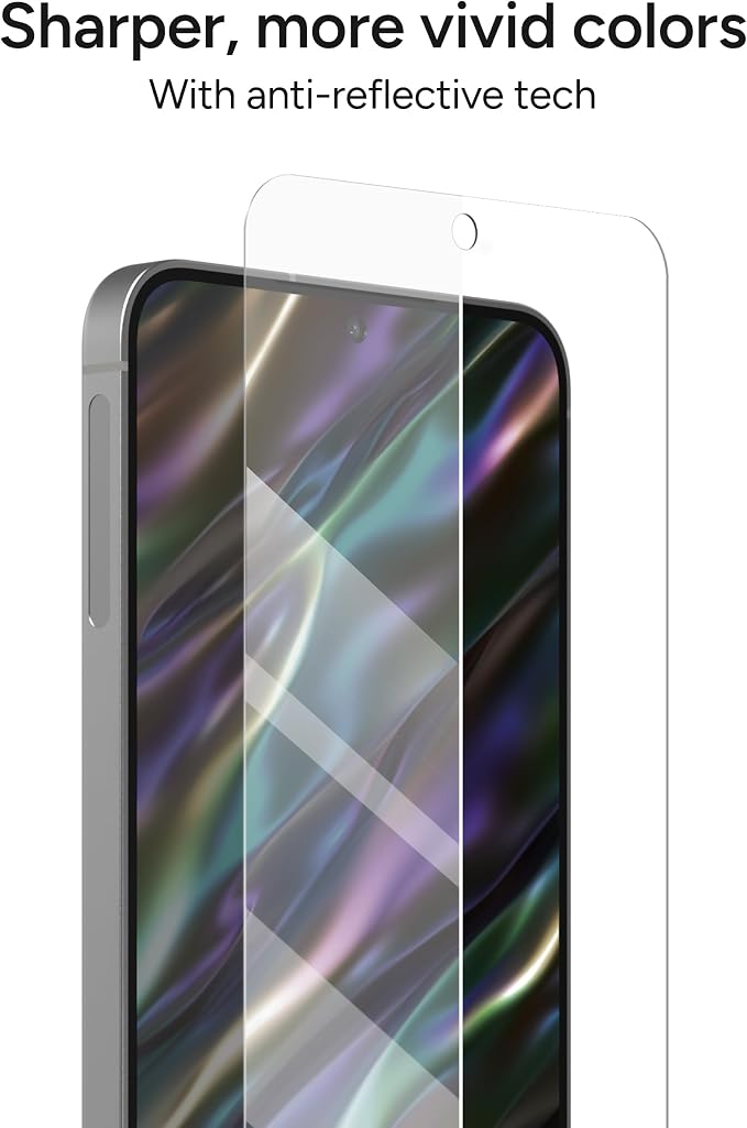 ZAGG Glass XTR4 Samsung Galaxy S25+/ S24+ Screen Protector - Tempered Glass, 11X Stronger with Graphene, Blue Light Filtering, Anti-Reflective Technology, InvisibleShield, Easy Dust-Free Installation