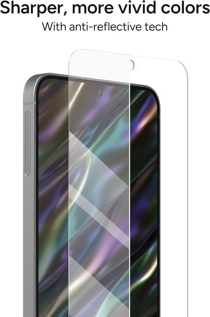 ZAGG Glass XTR4 Samsung Galaxy S25+/ S24+ Screen Protector - Tempered Glass, 11X Stronger with Graphene, Blue Light Filtering, Anti-Reflective Technology, InvisibleShield, Easy Dust-Free Installation