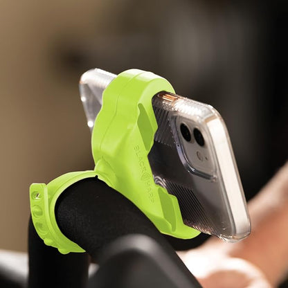 Silicone Bike Phone Holder Designed for Peloton and Exercise Bike- Cell Phone Mount for Stationary Exercise Bike Accessories