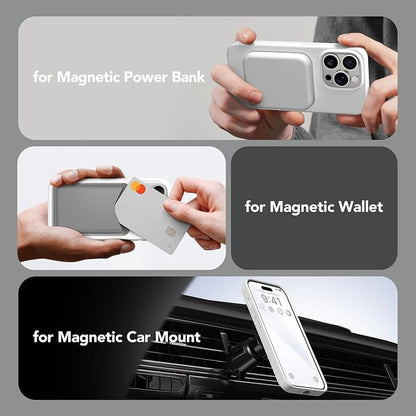 GONEZ for iPhone 14 Pro Case, Compatible with Magsafe, with Screen Protector + Camera Lens Protector, Soft Anti-Scratch Microfiber Lining, Shockproof Liquid Silicone Phone Cover, White