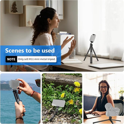 NEEWER Mini Metal Tripod, Table Stand, Desktop Compact Tripod Compatible with Crane M2, Smooth Q2, Gimbal Grip Stabilizer and All Cameras