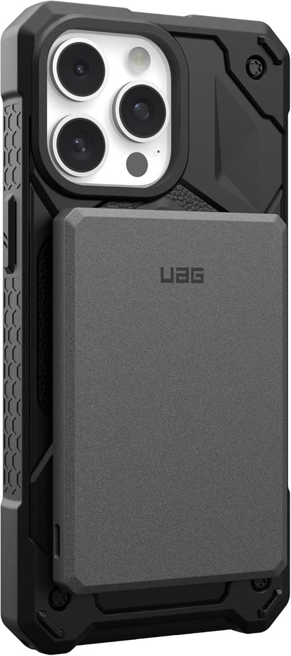 URBAN ARMOR GEAR UAG 5000mAh Power Bank SRGE 20W USB-C Slim Magnetic Wireless Portable Charger Fast Charging Battery Pack Compatible with iPhone 17, Samsung Galaxy S26, Black/Grey