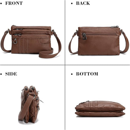 MINICAT Multiple Pockets Small Crossbody Purse Cell Phone Purse Shoulder Bags for Women Cross Body Bag for Woman