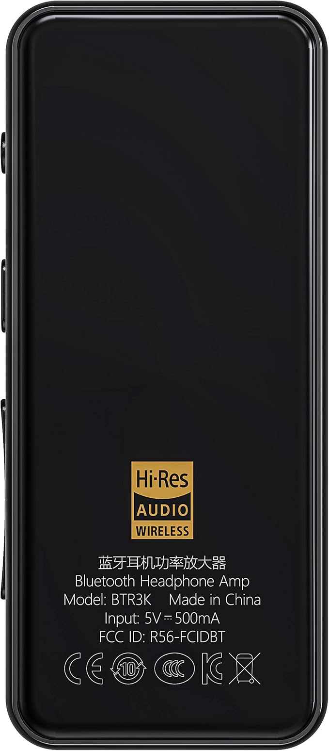 FiiO BTR3K Receiver Amplifier Bluetooth Headphone Amp High Resolution Support aptX HD/aptX LL/LDAC for Car Audio/Home TV/Speaker/Smartphones/PC (3.5mm/2.5mm Output)