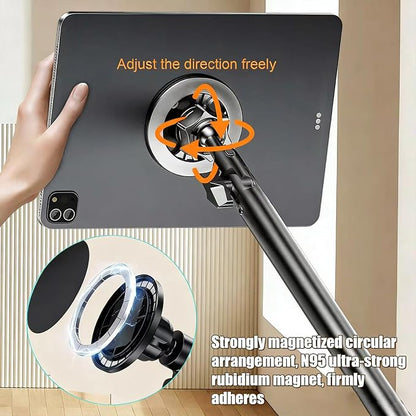 Phone Holder for Bed, Magnetic Cell Phone Stand for iPhone17 16 15 14 13 12 Pro Max Plus Mini, Flexible Long Arm Mount 360 Adjustable for Desk/Bedside Filming/Video or Photo