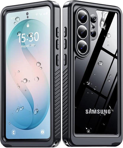 MOZOTER for Samsung Galaxy S26 Ultra Case Waterproof,[IPX8 Underwater Case][Full Body Shockproof & Military Dropproof]Built-in Screen Protector Clear Sound Quality for Samsung S26 Ultra 6.9 inch-Black