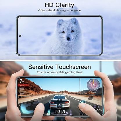 JETech Full Coverage Screen Protector for Google Pixel 8 Pro, 2+2 Pack | with Camera Lens Protector, HD Clear Tempered Glass, Anti-Scratch Protection, Easy Installation Tool