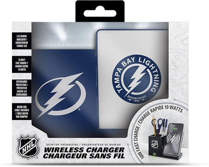 SOAR NHL Wireless Charger and Desktop Organizer