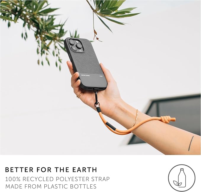 Native Union Sling – Adjustable & Detachable Phone Strap – Compatible with iPhone 16, 15, 14, 13 and most Smartphones – Made with 100% Durable & Recycled Materials (Slate Green)