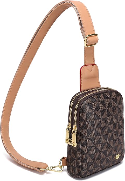 INICAT Small Sling Bag for Women Everyday & Travel Crossbody Bags Lightweight Cross Body Purses Vegan Leather