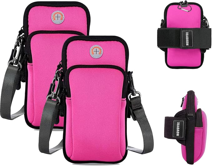 Phone Holder for Running Armband Cell Phone Holder,2 Pack Small Purses for Women Crossbody Kids,iPhone 17 16 16e 15 14 13 12 11 Pro Max Xs Xr X Plus Mini Galaxy Ultra Note Bags Gym Arm Bands