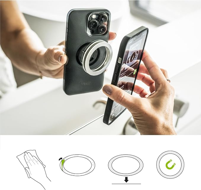 SP CONNECT Road Bike Bundle | SPC+ | Compatible with Samsung S23 | Bike Phone Mount | Bicycle Accessories and Bike Phone Holder | Cell Phone Holder Black