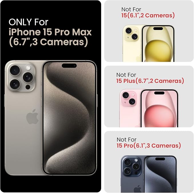 FireNova Designed for iPhone 15 Pro Max Case, Silicone Upgraded [Camera Protection] Phone Case, Soft Anti-Scratch Microfiber Lining Inside, 6.7 inch, Shocking Pink