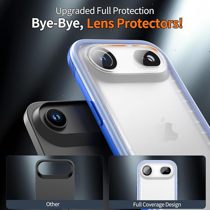 Cozycase TOP Waterproof Case for iPhone Air - Military Heavy Duty 360 Shockproof Full Body with Screen Camera Protector Double IP68 Water Dust Drop Proof Hard Rugged Tough Front Back Slim Cover