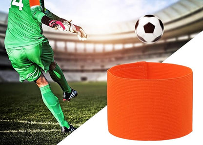 ONLYKXY 3PCS Captain Armbands 7x32.5CM/2.75x12.79inch Adjustable Leader Armband Team Sport Armband for Soccer Basketball Volleyball School Team Competition Coach Players Wrist Arm Bands