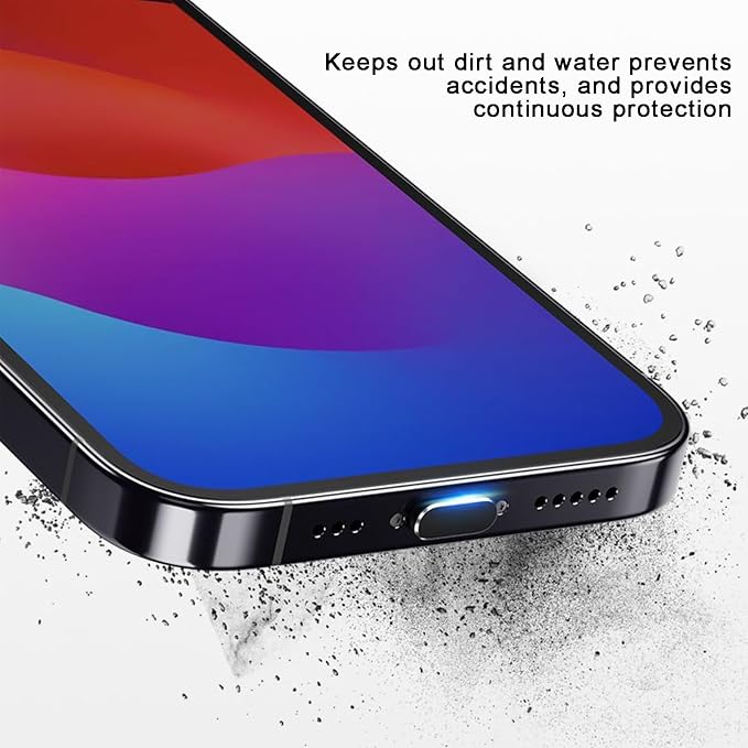 Mobile Fhone Speaker Metal Dust Mesh for iPhone 17, TypeC Charging Port Dust Plug, USB C Cleaning Brush Cleaning Tool Set for iPhone 1615 Series