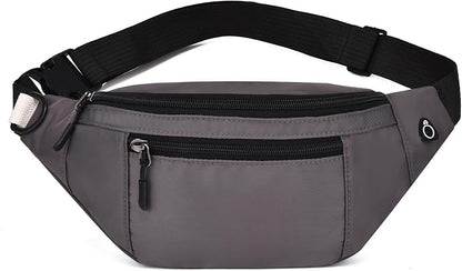 DAITET Crossbody Fanny Pack for Men&Women,Large Waist Bag & Hip Bum Bag with Adjustable Strap for Outdoors Workout Traveling Casual Running Hiking Cycling