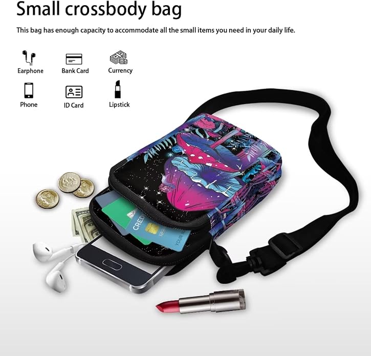 DISNIMO Small Crossbody Bags for Women Trendy Cross Body Cell Phone Shoulder Bags Purses with Adjustable Strap
