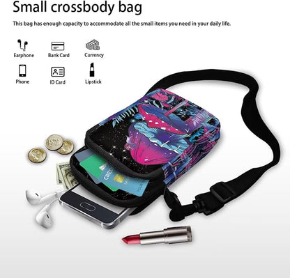 DISNIMO Small Crossbody Bags for Women Trendy Cross Body Cell Phone Shoulder Bags Purses with Adjustable Strap