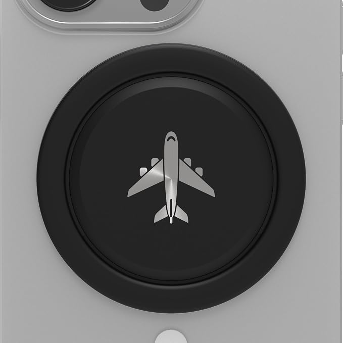 Tango Ultra Thin Grip for MagSafe: One Hand Open, Stand, 10x Expandable, Space Grade Steel, Removable for Wireless Charging. Half The Thickness, Twice The Fidget - Limited Edition: Black Jet