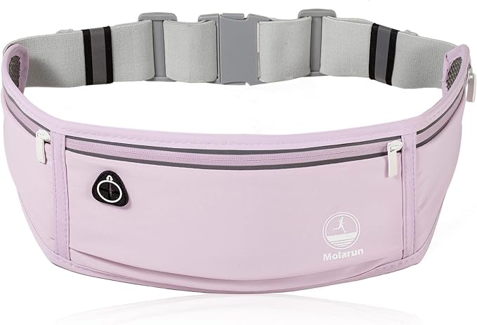 Slim Running Belt Fanny Packs for Women, Waist Pack Money Belt Phone Holder for Running