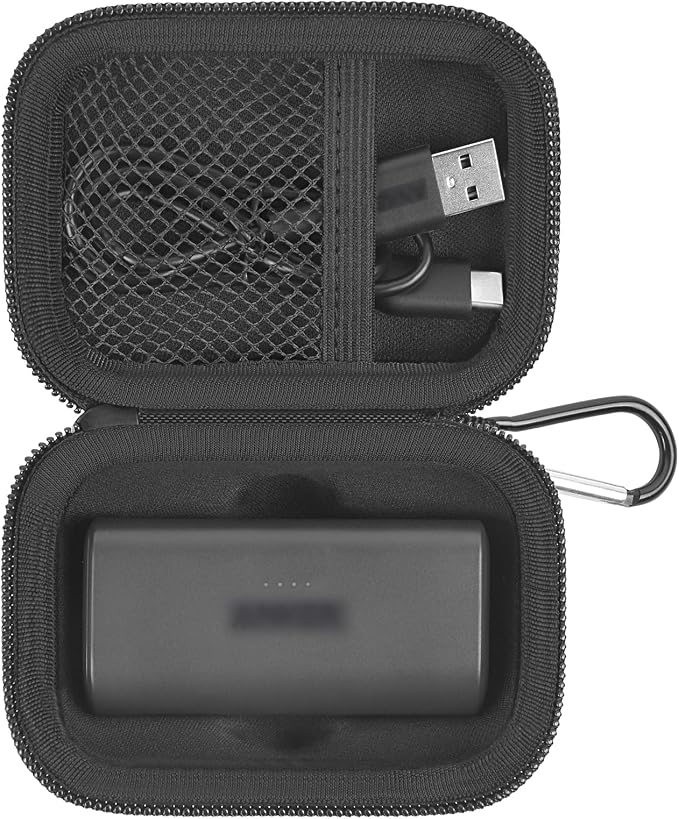 Boobowl Case Compatible with Anker Nano Power Bank with Built-in Lightning Connector 5,000 Mah 12W, Portble Charger Storage Holder for amelema/for LanLuk/for Feob Battery Pack - (Box Only)