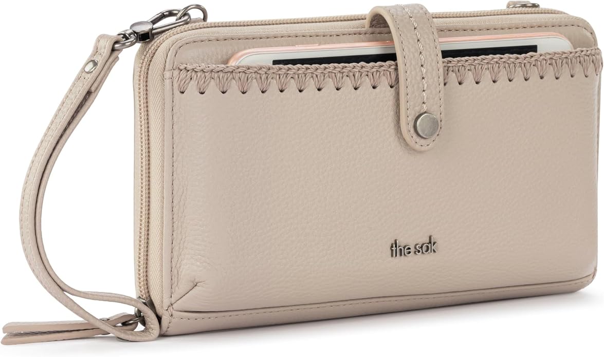 The Sak Iris Smartphone Crossbody Purse - Small Women's Cellphone Bag & Wallet For Everyday- Convertible Wristlet With Zipper