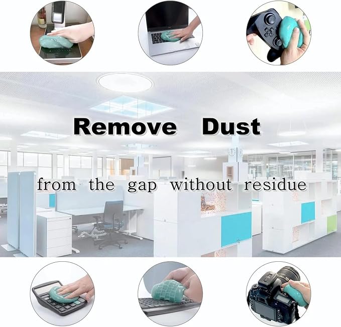 ASFSKY Car Cleaning Gel (5 Pack) Cleaning Putty Universal Dust Cleaning Car Interior Cleaner Keyboard Dust Remover Car Slime Gifts for Men Women Girl