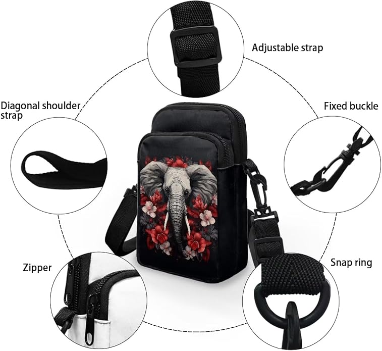 DISNIMO Small Crossbody Bags for Women Trendy Cross Body Cell Phone Shoulder Bags Purses with Adjustable Strap