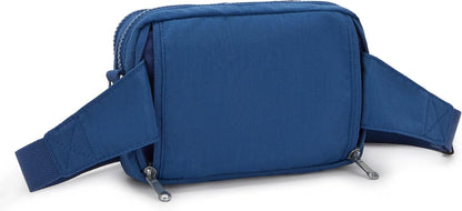 Kipling Women’s Abanu Multi Crossbody Bag, Lightweight, Adjustable Nylon Waist Pack with Multi-Compartment Zip Pockets