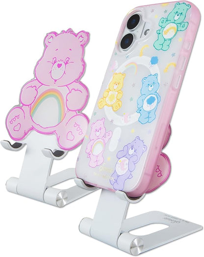 Sonix x Care Bears Character Phone Stand | Adjustable Cell Phone Holder, Desk Stand, Dock | Care Bears | Cheer Bear