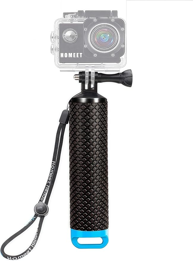 Handler Floating Hand Grip, Underwater Hand Stick Monopod Pole Compatible with DJI OSMO Action Cameras and Other Sports Camera, Blue