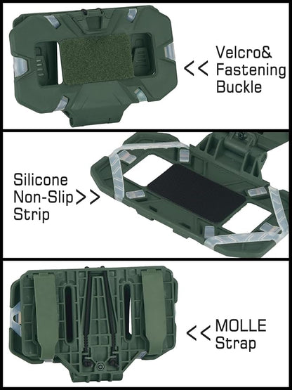 Tactical Gear Plate Carrier Vest Accessories Phone Chest Mount Holder for Screen Size 4.7"-6.7"