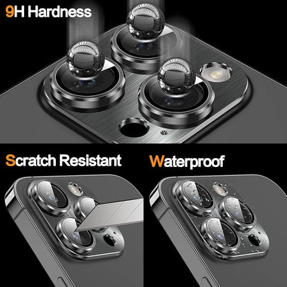 YWXTW Tempered Glass Camera Lens Protector for iPhone 14 Pro Max, 3D Full Coverage Protection, Night Circle Technology, Stronger Adsorption