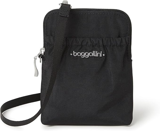 Baggallini Bryant Pouch Small Crossbody Bag for Women - Phone Purse with Crossbody Strap - Lightweight Crossbody Pouch