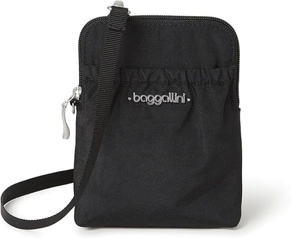 Baggallini Bryant Pouch Small Crossbody Bag for Women - Phone Purse with Crossbody Strap - Lightweight Crossbody Pouch