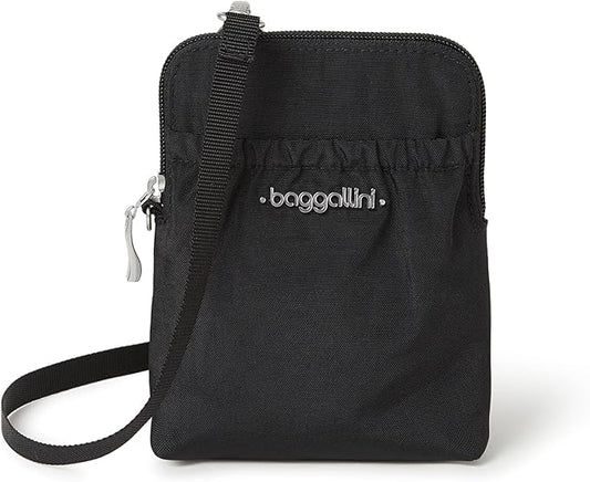 Baggallini Bryant Pouch Small Crossbody Bag for Women - Phone Purse with Crossbody Strap - Lightweight Crossbody Pouch