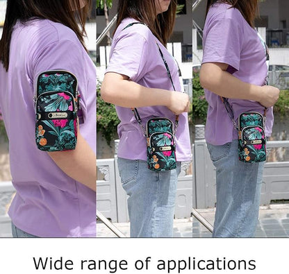Sports Armband Outdoor Sweat-Proof Running Armbag Cross-Body Shoulder Casual Wallet Purse Gym Fitness Cell Phone Bag Key Holder for iPhone 13 PRo/12 Pro/Xs Max/Xr,Galaxy S10 Plus, P30 Pro (#19)