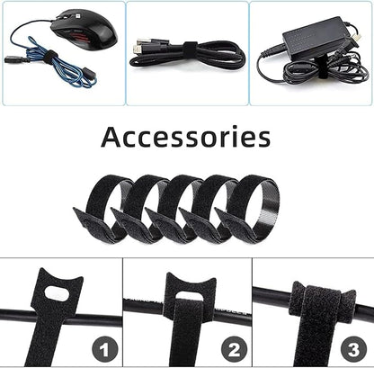Electronics Organizer Travel Case Cord Cable Charger Organizer Bag Travel Accessories Essentials for Women Men Double Layers Tech Pouch with 5 Cable Ties for Phone Power Bank SD Card USB, Grey