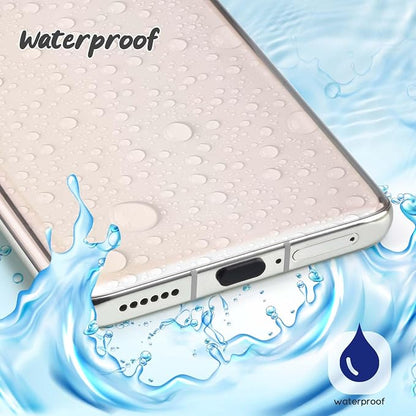 USB C Dust Plug Type C Anti Dust Plugs Cover USB C Dust Cover Type C Charging Port Protector with Cleaning Brush for iPhone 15 Samsung GalaxyGoogle Pixel Moto G TCL UMIDIGI OnePlus Nord (30Pcs)