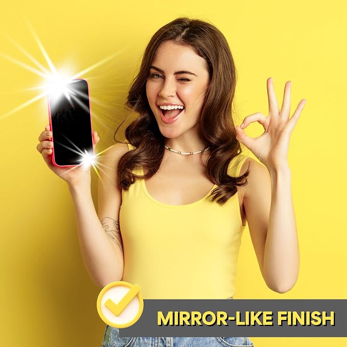 Mobile Phone Screen Cleaning Kit – Reusable All‑in‑One Phone Screen Cleaner for Smartphones, Removes Fingerprints Grease Dust & Smudges, Mirror‑Like Shine, Portable, Durable & Easy‑Clean