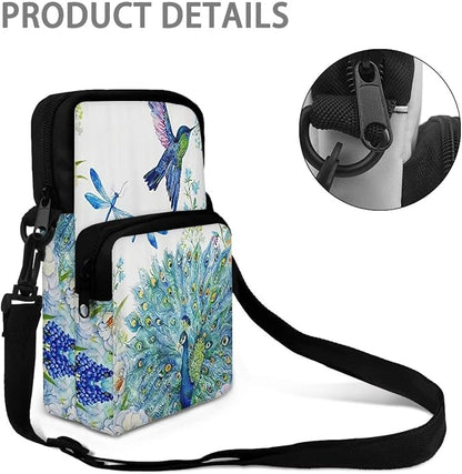 Men's Crossbody Bag, Small Cell Phone Wallet, Women's Shoulder Handbag, Travel Gym Bag