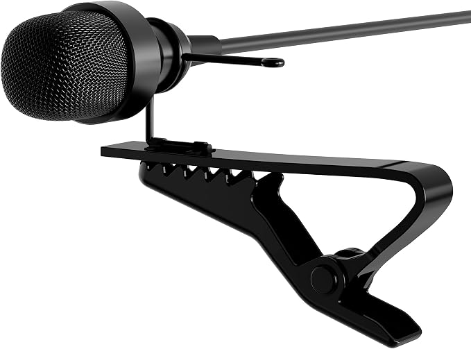 J K Pro Condenser Lavalier Lapel Microphone MIC-J 017 Compatible with Sennheiser Wireless Transmitter - Noise Cancelling Mic