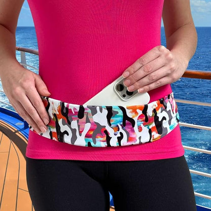 BANDI Plus Size Fanny Pack for Women – Travel-Ready Pocket Belt for Phone, Passport, Keys, Money, & Medical Devices, Adjustable Fit, Comfortable - Rio