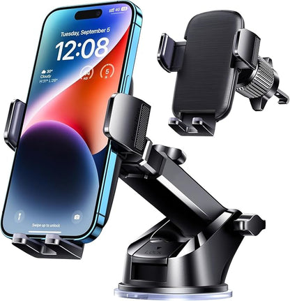 Car Phone Holder Mount Phone Mount for Car Cell Phone Holder Car Universal Phone Stand for Car Dashboard Windshield Vent Cell Phone Automobile Cradles Fit Camera Mount