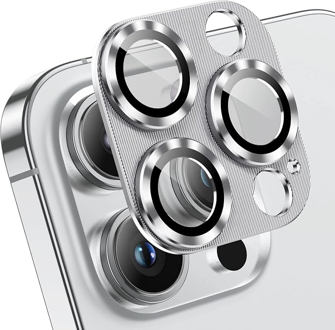 AFARER [2 Pack] Camera Lens Protector for iPhone 14Pro/iPhone 14 Pro Max, Ultra HD Camera Lens Protector, Upgraded Metal Tempered Glass Camera Cover, 9H Hardness Anti-Scratch Camera Protectors， Lens