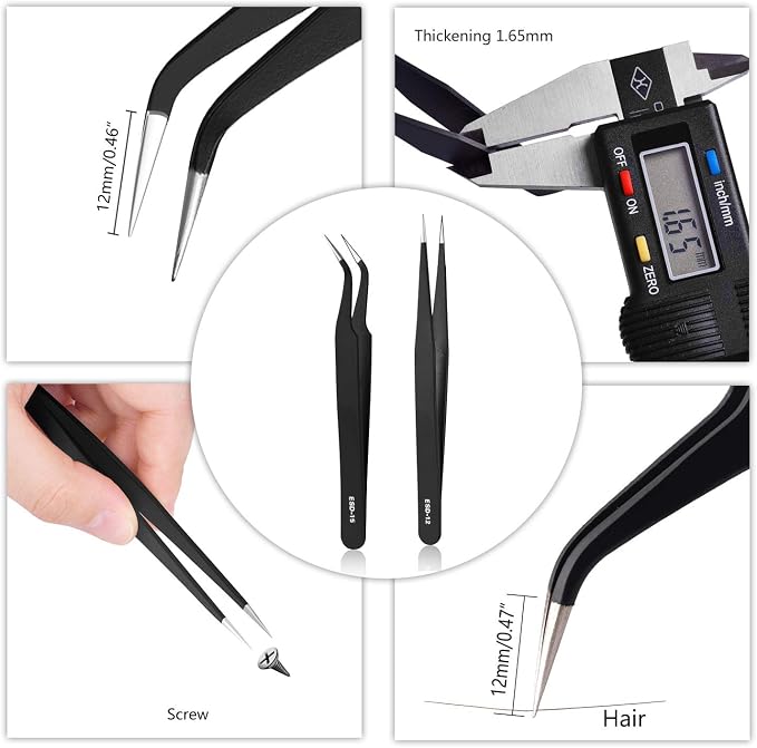 25pcs Electronics Repair Tool Kit, GangZhiBao Precision Screwdriver Set Magnetic for Fix Apple iPhone,Cell Phone,Smart Watch,Computer,PC,Tablet,iPad,Camera,Xbox,PS4 Pry Open Replace Screen Battery