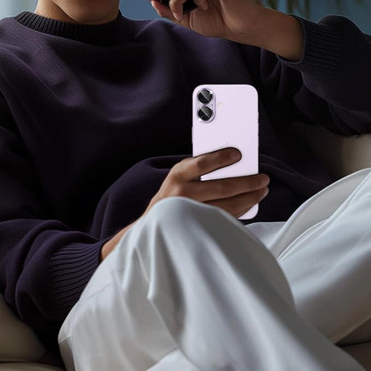 Camera Lens Protector for iPhone 17 Camera Lens Protector [Strong Adsorption] [Not Easy to Break] Metal Tempered Glass Rear Camera Screen Cover - Purple